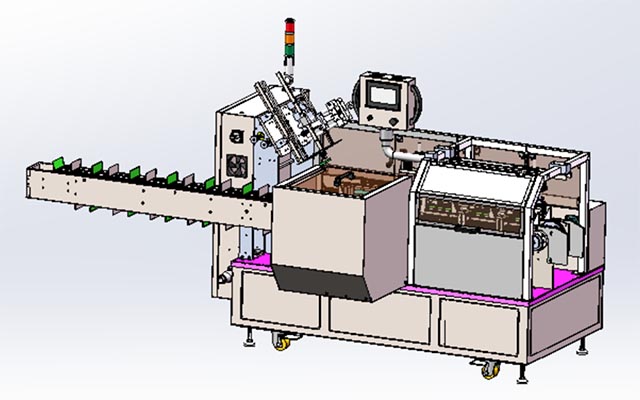 LY200-2自動裝盒機3D設(shè)計圖